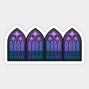 Cathedral Window Sticker